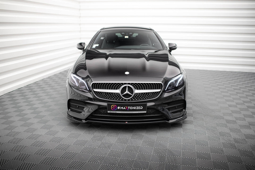 FRONT SPLITTER V.2 MERCEDES-BENZ E-CLASS W213 COUPE (C238) / / CABRIOLET (A238) AMG-LINE / 53 AMG 2017 - 2020