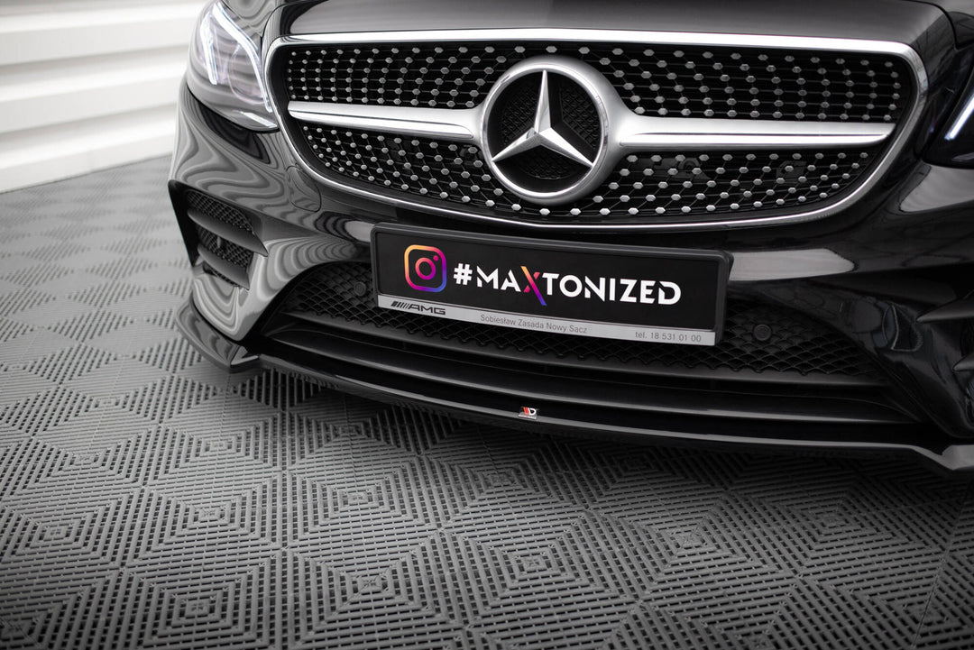 FRONT SPLITTER V.2 MERCEDES-BENZ E-CLASS W213 COUPE (C238) / / CABRIOLET (A238) AMG-LINE / 53 AMG 2017 - 2020