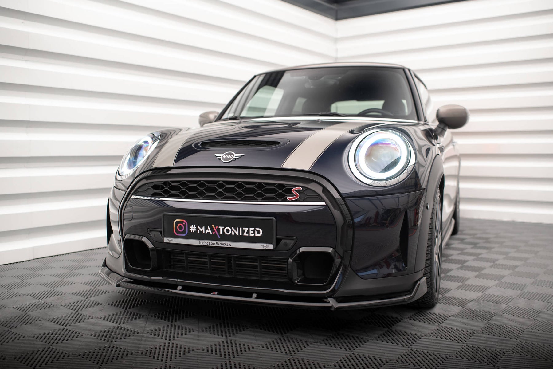 FRONT SPLITTER V.2 MINI COOPER S F56 FACELIFT – Maxton Design USA