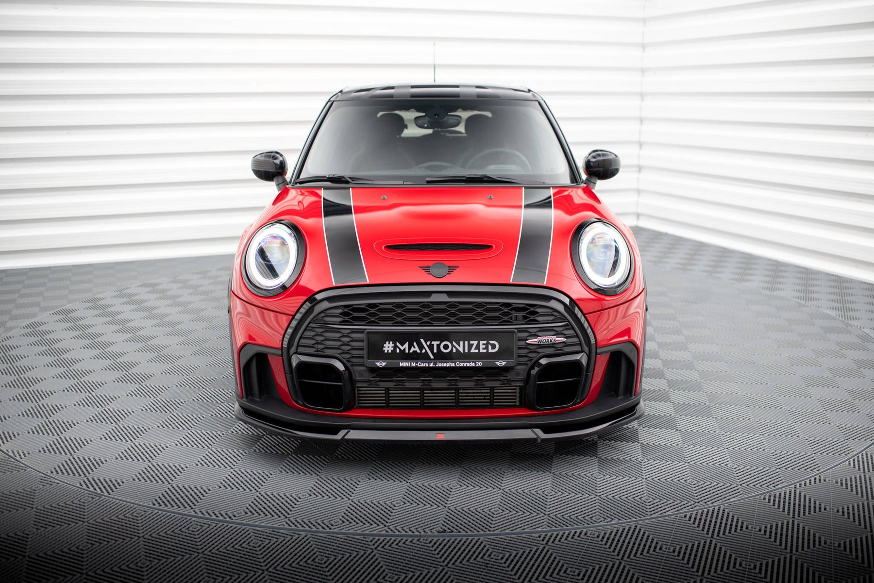FRONT SPLITTER V.2 MINI COOPER S JOHN COOPER WORKS F56 FACELIFT ...