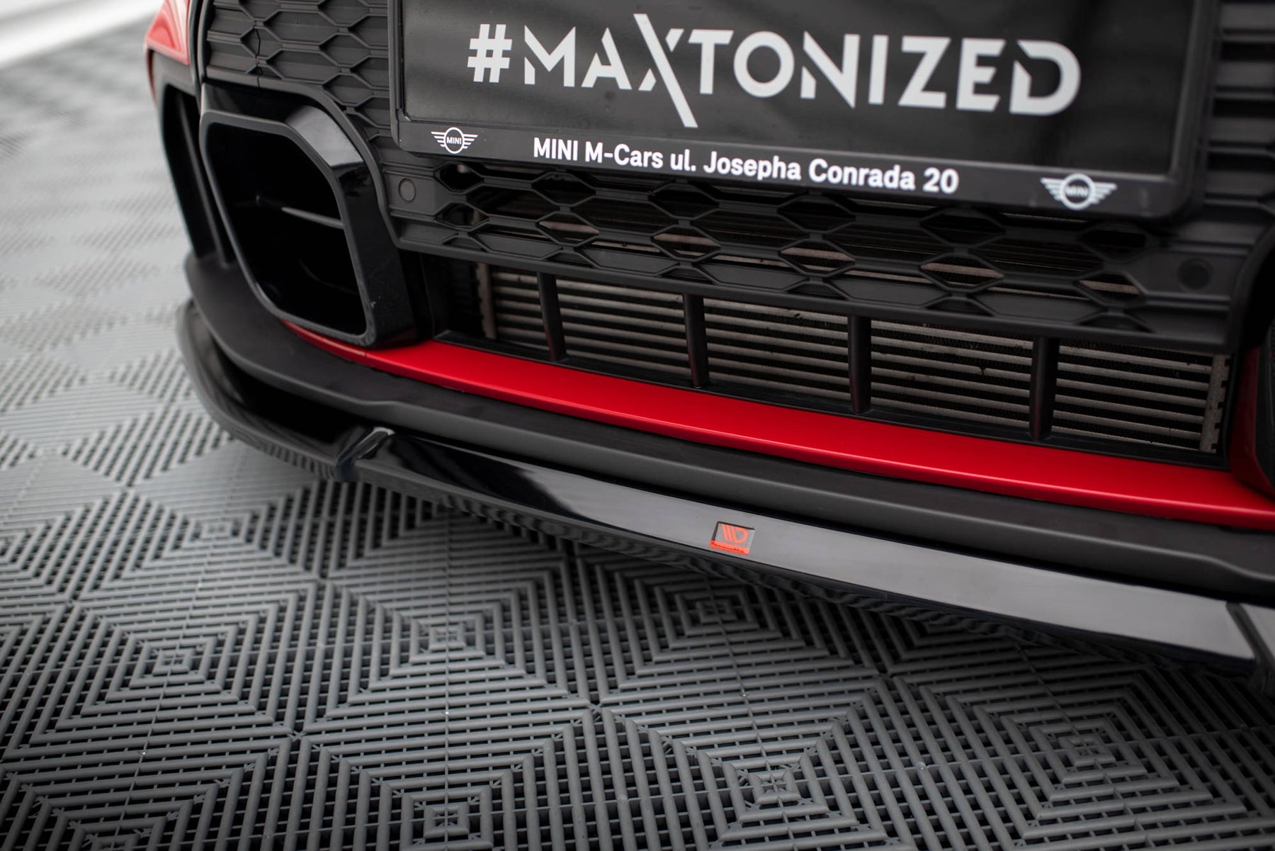 FRONT SPLITTER V.2 MINI COOPER S JOHN COOPER WORKS F56 FACELIFT ...