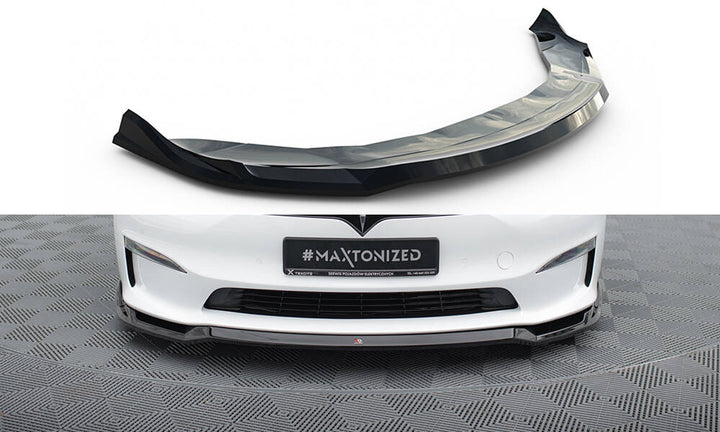 FRONT SPLITTER V.2 TESLA MODEL S PLAID MK1 FACELIFT