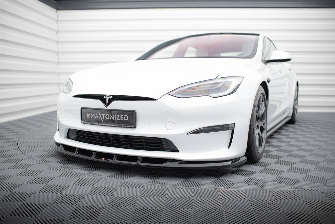 FRONT SPLITTER V.3 TESLA MODEL S PLAID MK1 FACELIFT