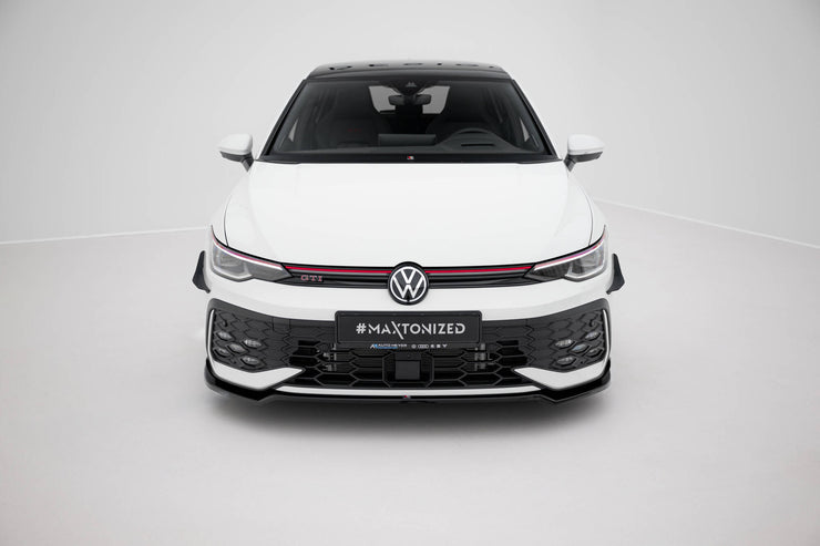 Front Splitter V.3 Volkswagen Golf GTI / GTE / R-Line Mk8 Facelift