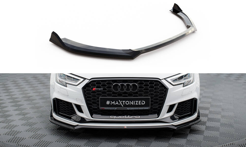 FRONT SPLITTER V.4 AUDI RS3 SEDAN 8V FACELIFT – Maxton Design USA