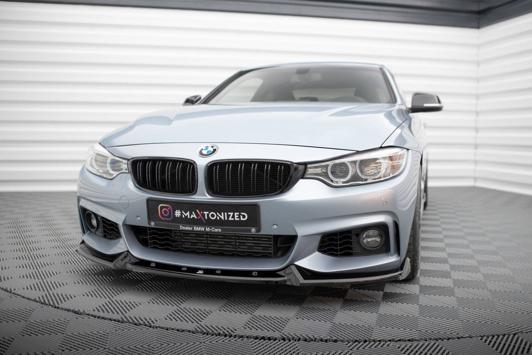 FRONT SPLITTER V.4 BMW 4 COUPE M-PACK F32