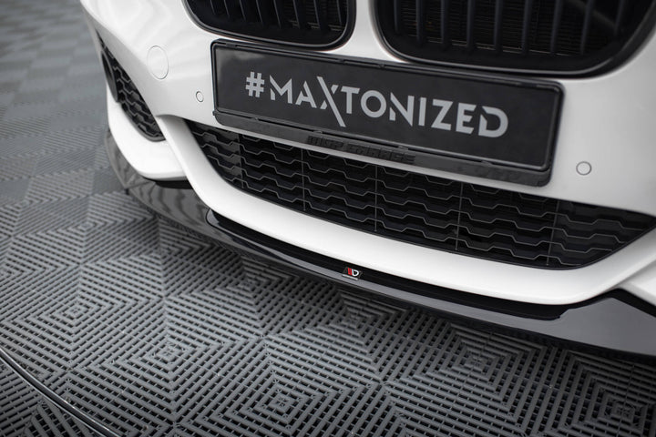 Front Splitter V.4 CSL Look suitable for BMW 1 M-Pack / M140i F20 Facelift