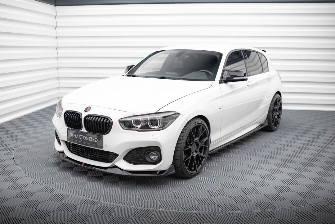 Front Splitter V.4 CSL Look suitable for BMW 1 M-Pack / M140i F20 Facelift