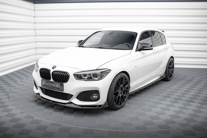 Front Splitter V.4 CSL Look suitable for BMW 1 M-Pack / M140i F20 Facelift