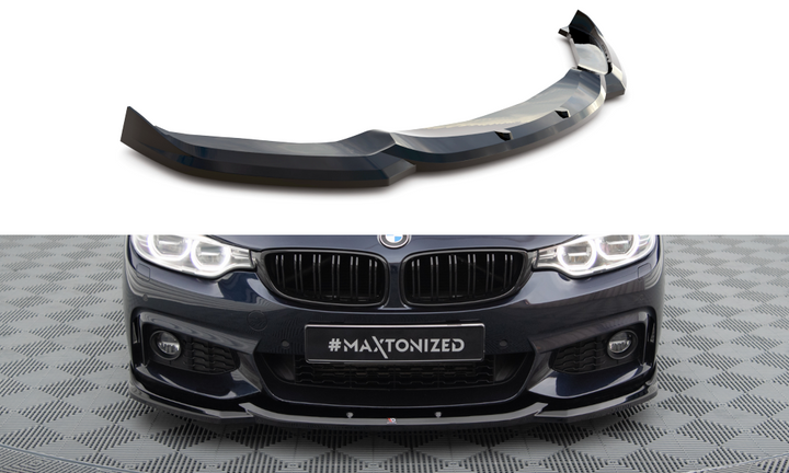 FRONT SPLITTER V.6 BMW 4 COUPE / GRAN COUPE / CABRIO M-PACK F32 / F36 / F33