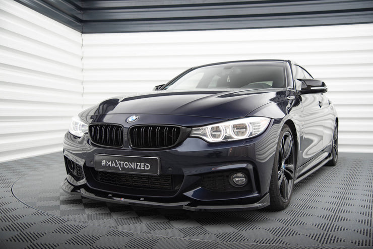 FRONT SPLITTER V.6 BMW 4 COUPE / GRAN COUPE / CABRIO M-PACK F32 / F36 / F33