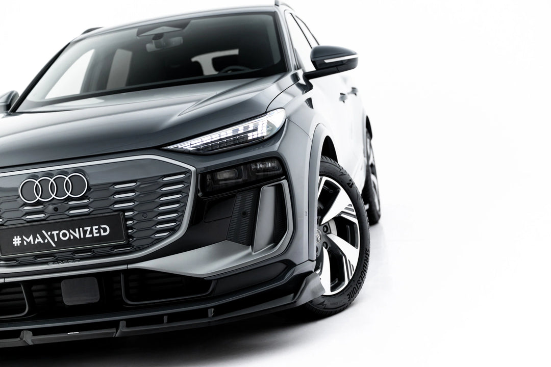 Front Splitter suitable for Audi Q6 e-tron Standard / S-Line / SQ6 e-tron SUV / Sportback Mk1