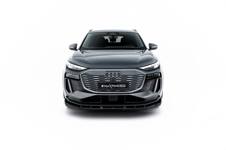 Front Splitter suitable for Audi Q6 e-tron Standard / S-Line / SQ6 e-tron SUV / Sportback Mk1