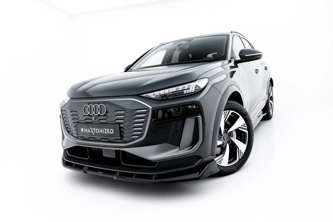 Front Splitter suitable for Audi Q6 e-tron Standard / S-Line / SQ6 e-tron SUV / Sportback Mk1