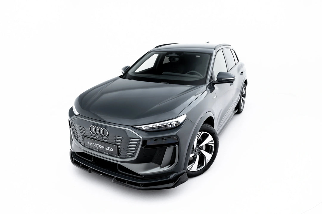 Front Splitter suitable for Audi Q6 e-tron Standard / S-Line / SQ6 e-tron SUV / Sportback Mk1