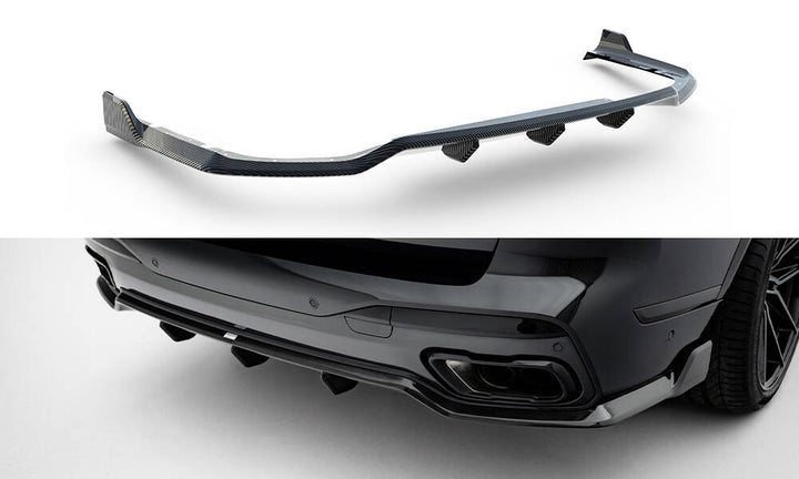 Carbon Fiber Rear Diffuser BMW X7 M-Pack G07 Facelift