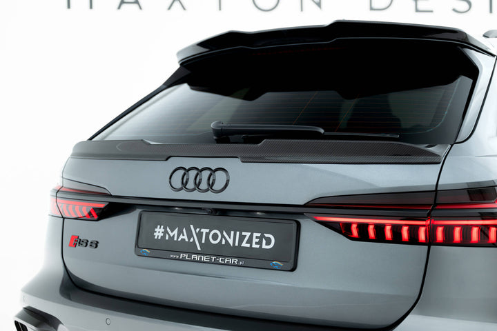 Carbon Fiber Tailgate Spoiler (Lower) Audi RS6 C8