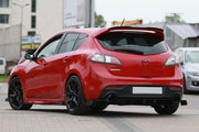 RACING REAR SIDE SPLITTERS MAZDA 3 MK2 MPS