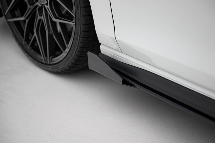 RACING DURABILITY SIDE SKIRTS DIFFUSERS + FLAPS VOLKSWAGEN GOLF 8 GTI / GTI CLUBSPORT / R-LINE