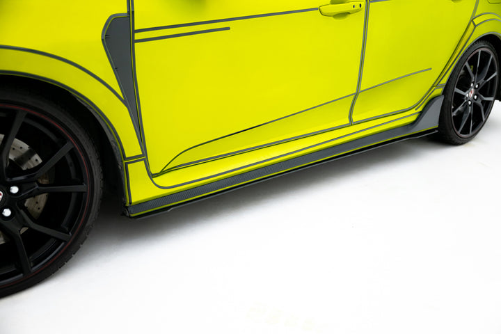 RACING SIDE SKIRTS DIFFUSERS HONDA CIVIC X TYPE R