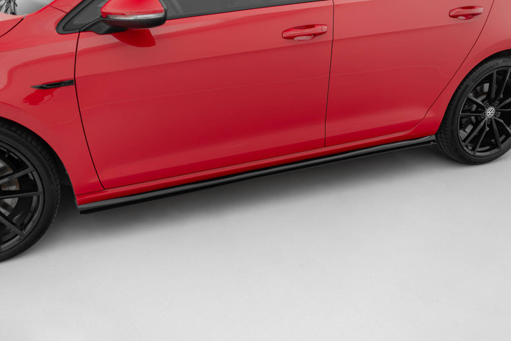 VW GOLF VII R (FACELIFT) - RACING SIDE SKIRTS DIFFUSERS