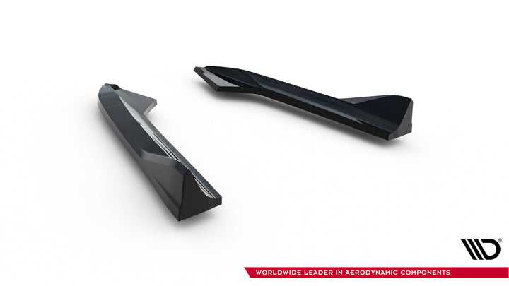 Rear Side Splitters Audi A3 Sedan 8V (set for valance)