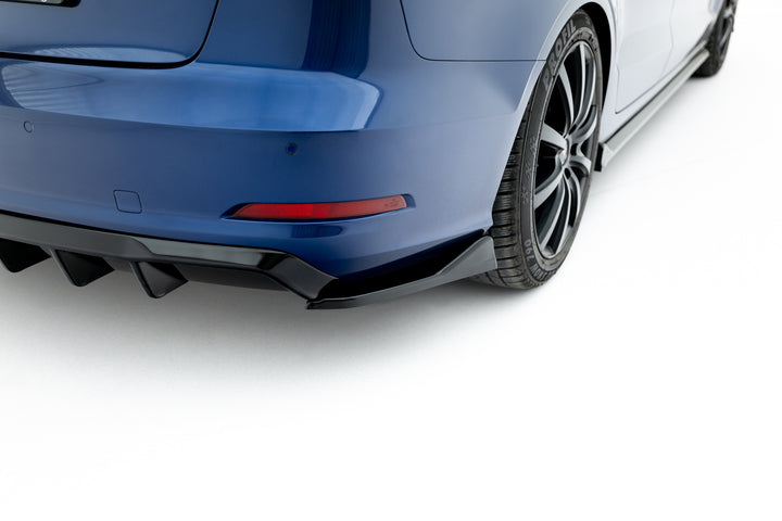 Rear Side Splitters Audi A3 Sedan 8V (set for valance)