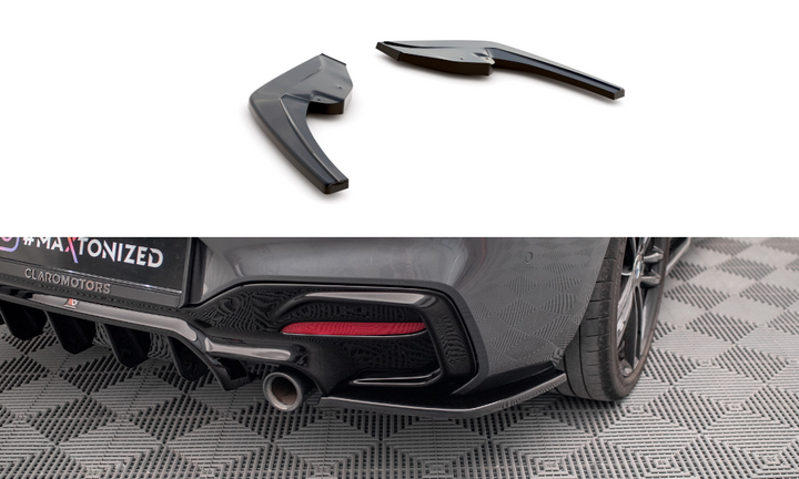 REAR SIDE SPLITTERS BMW 1 F20 FACELIFT M-POWER (set for valance)