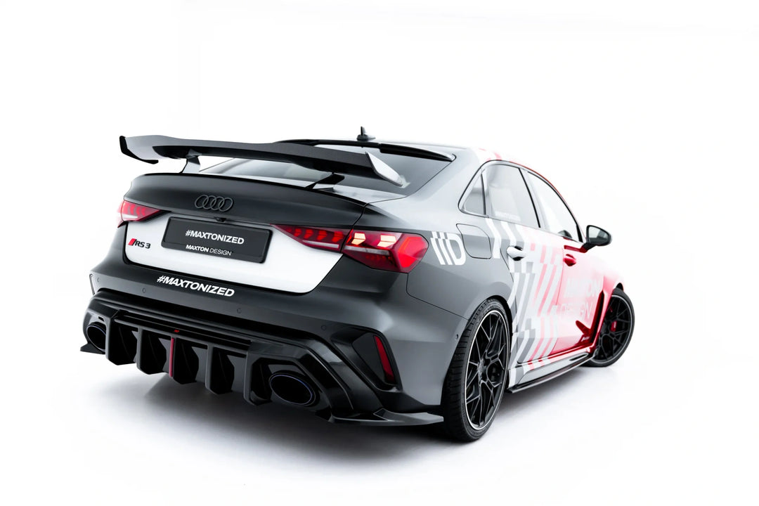 Rear Side Splitters V.1 Audi RS3 Sedan 8Y Facelift (set for valance)