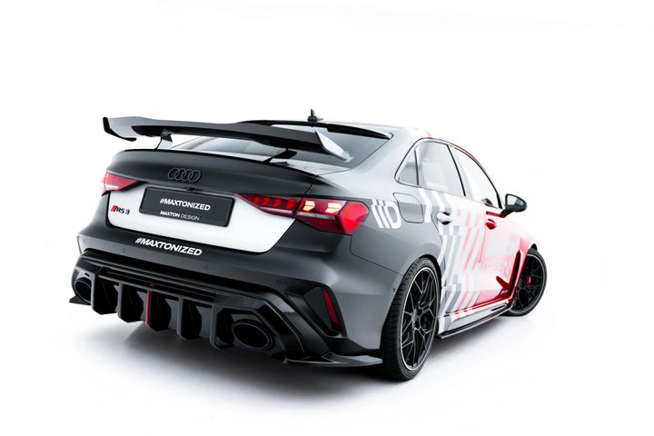 Rear Side Splitters V.1 Audi RS3 Sedan 8Y Facelift (set for valance)