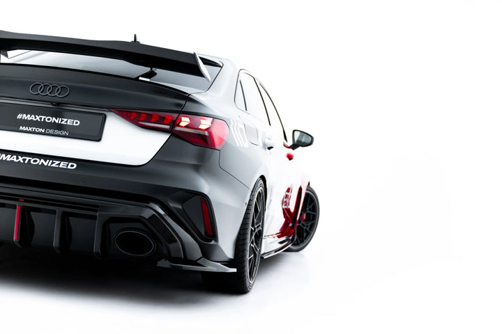 Rear Side Splitters V.1 Audi RS3 Sedan 8Y Facelift (set for valance)