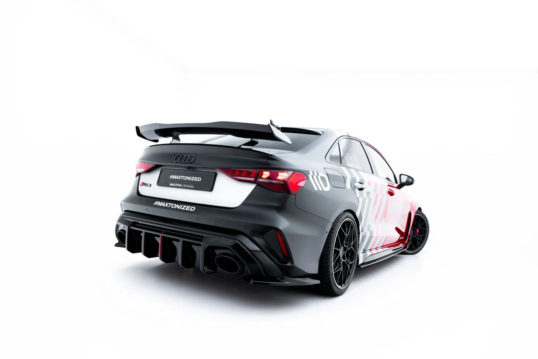Rear Side Splitters V.1 Audi RS3 Sedan 8Y Facelift (set for valance)