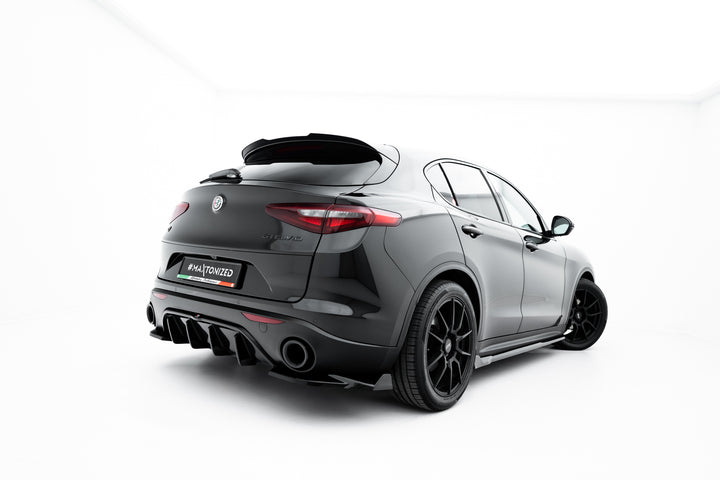 Rear Side Splitters V.2 Alfa Romeo Stelvio Mk1 (set for valance)