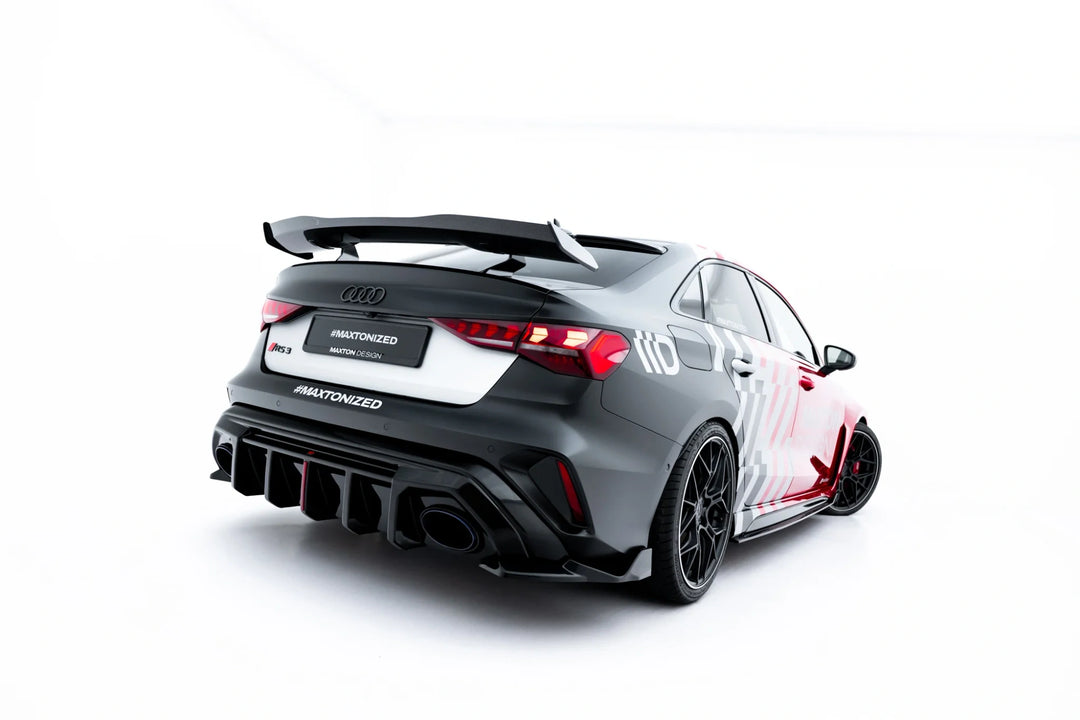 Rear Side Splitters V.2 Audi RS3 Sedan 8Y Facelift (set for valance)