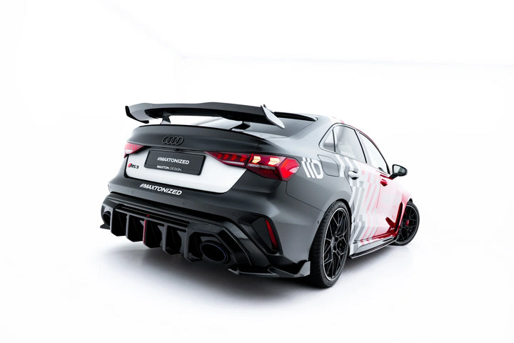 Rear Side Splitters V.2 Audi RS3 Sedan 8Y Facelift (set for valance)