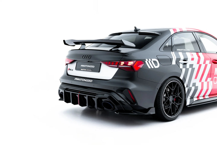 Rear Side Splitters V.2 Audi RS3 Sedan 8Y Facelift (set for valance)