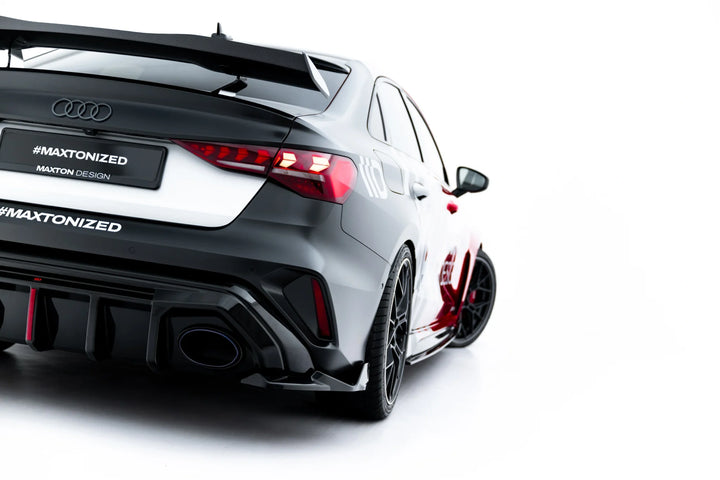 Rear Side Splitters V.2 Audi RS3 Sedan 8Y Facelift (set for valance)