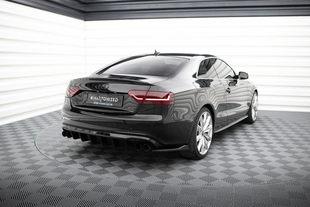 Rear Side Splitters V.2 Audi S5 / A5 S-Line Coupe / Cabriolet 8T (SET FOR VALANCE)
