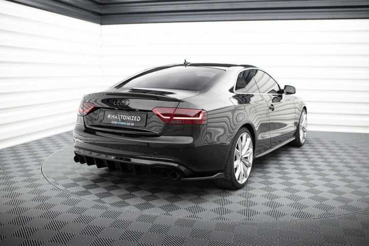 Rear Side Splitters V.2 Audi S5 / A5 S-Line Coupe / Cabriolet 8T (SET FOR VALANCE)