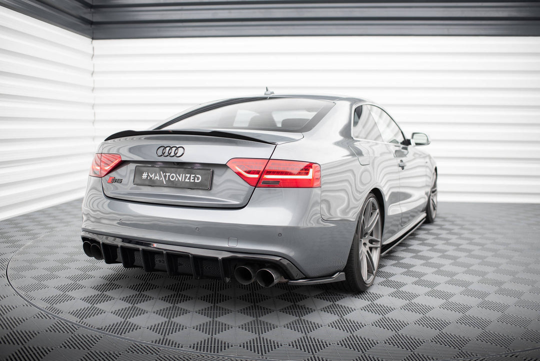 REAR SIDE SPLITTERS V.2 AUDI S5 COUPE 8T FACELIFT (set for valance)