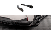 REAR SIDE SPLITTERS V.2 + FLAPS BMW 2 COUPE M-PACK G42