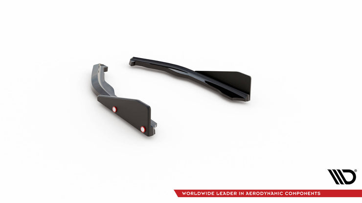 REAR SIDE SPLITTERS V.2 + FLAPS BMW 2 COUPE M-PACK G42