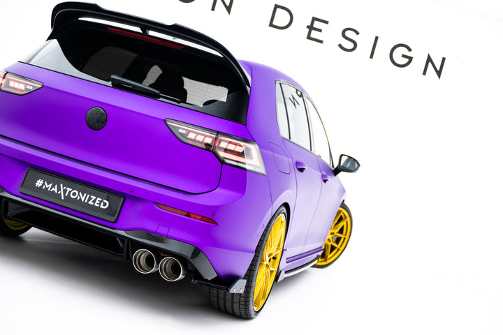 REAR SIDE SPLITTERS + FLAPS V.2 VOLKSWAGEN GOLF R MK8