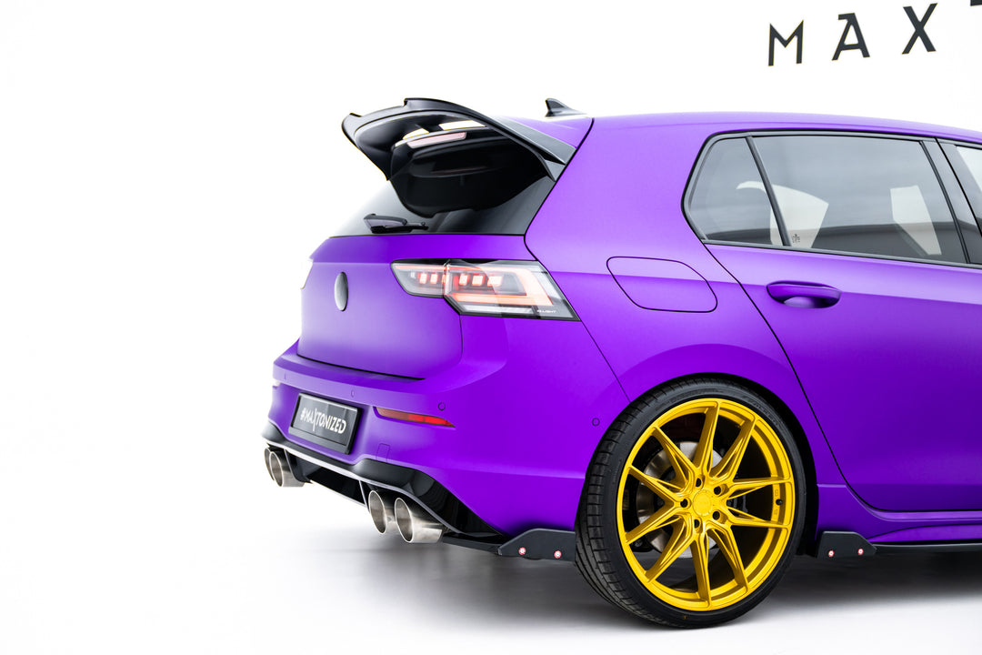 REAR SIDE SPLITTERS + FLAPS V.2 VOLKSWAGEN GOLF R MK8