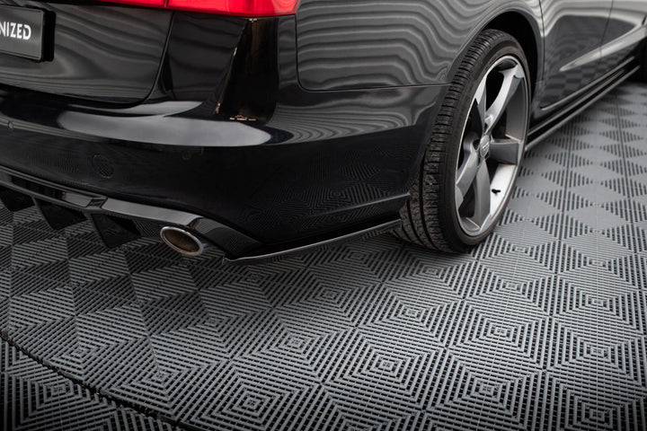 Rear Side Splitters V.3 suitable for Audi A6 Avant / Sedan C7 (SET FOR MAXTON VALANCE)