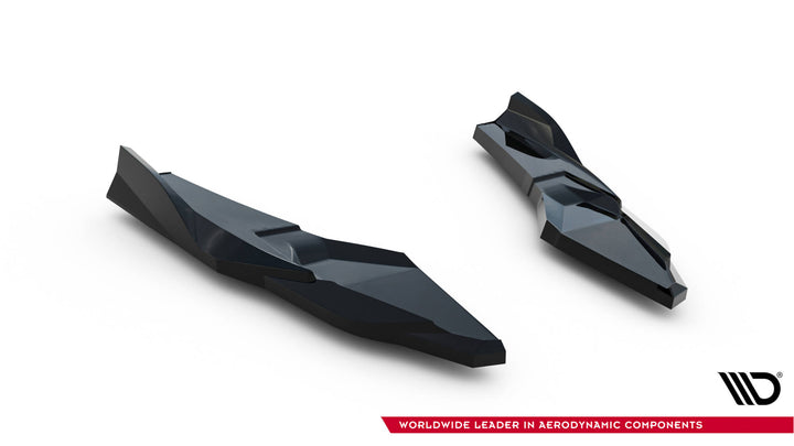 Rear Side Splitters V.4 Audi S3 Sedan 8Y Facelift (set for Maxton valance)