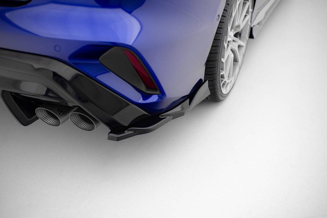 Rear Side Splitters V.4 Audi S3 Sedan 8Y Facelift (set for Maxton valance)