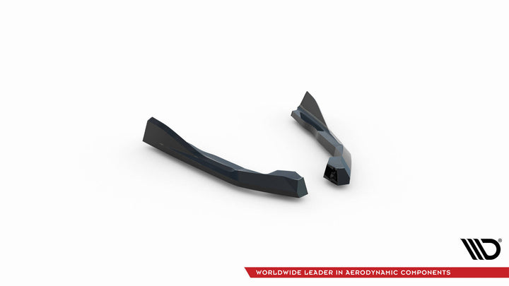 REAR SIDE SPLITTERS V.4 BMW 2 G42 (set for Maxton valance)