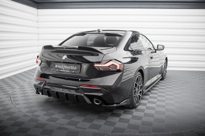 REAR SIDE SPLITTERS V.4 BMW 2 G42 (set for Maxton valance)