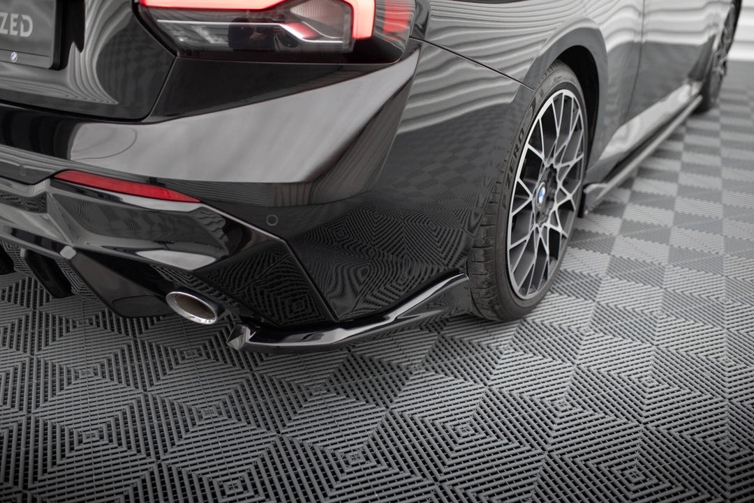 REAR SIDE SPLITTERS V.4 BMW 2 G42 (set for Maxton valance)